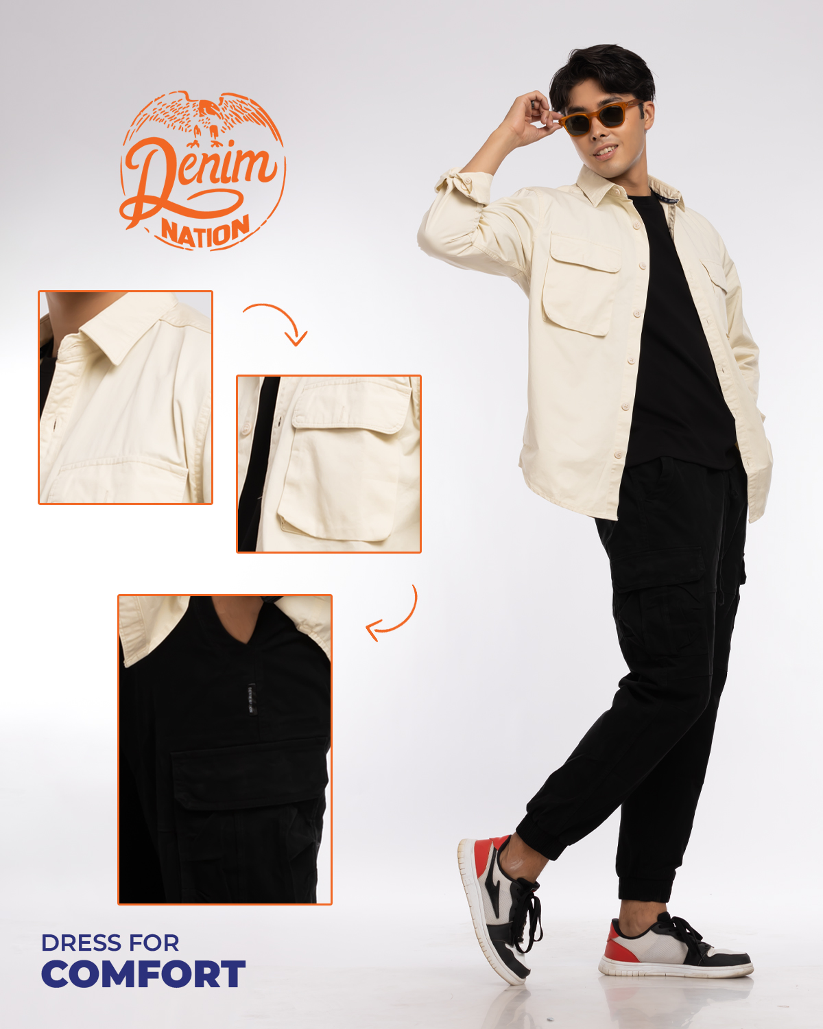Demin brand creative design by Focus Creation