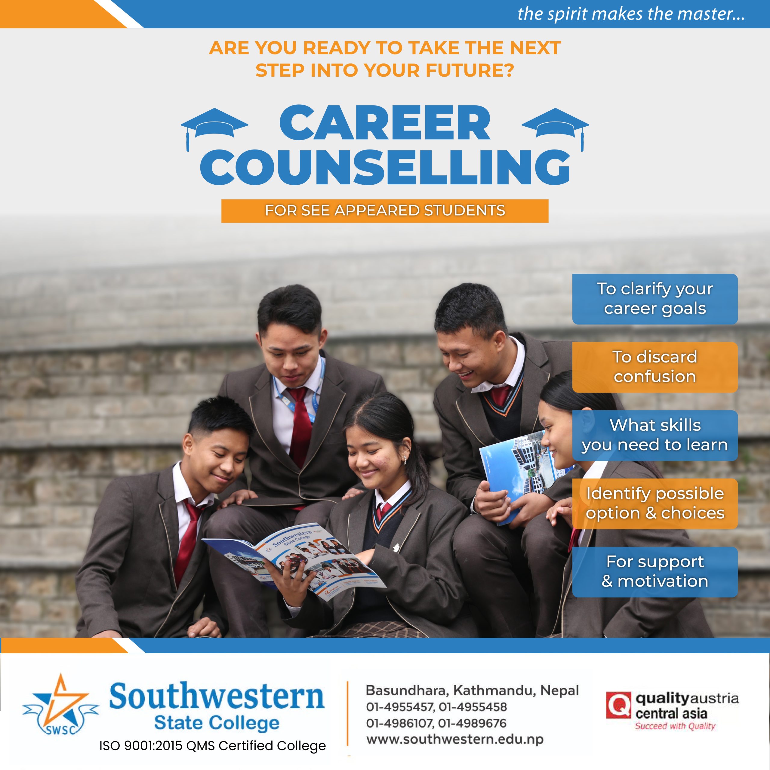 Southwestern State College graphic design by Focus Creation